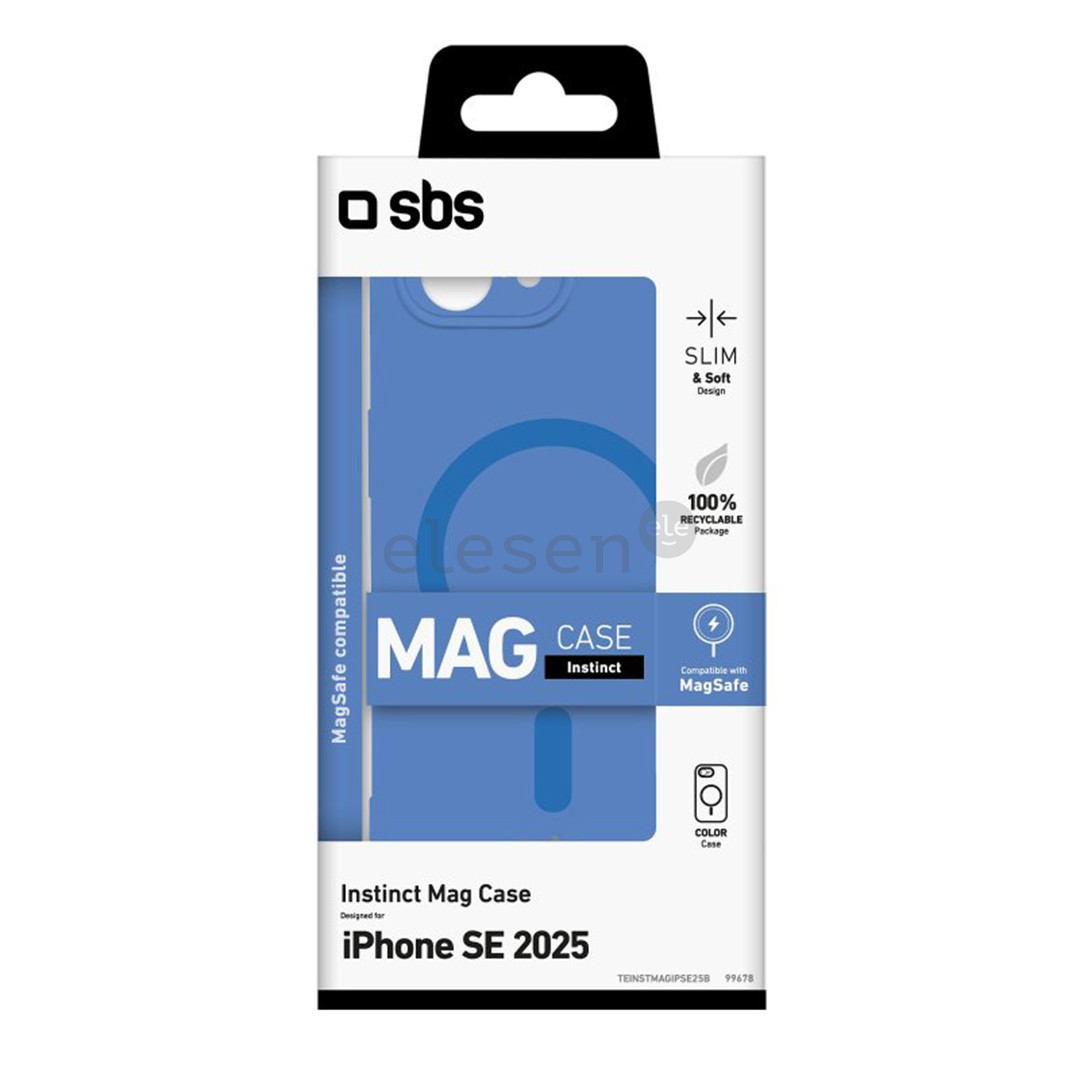 SBS Instinct Mag, iPhone 16e, синий - Чехол