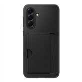 Samsung Card Slot Cover, Galaxy A56, с карманом для карты, черный - Чехол