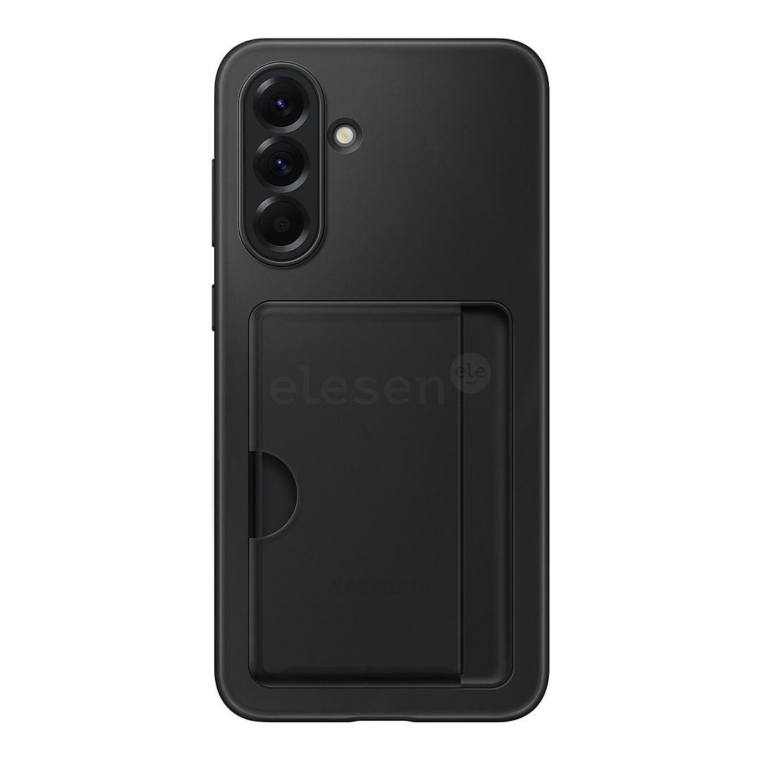 Samsung Card Slot Cover, Galaxy A56, с карманом для карты, черный - Чехол