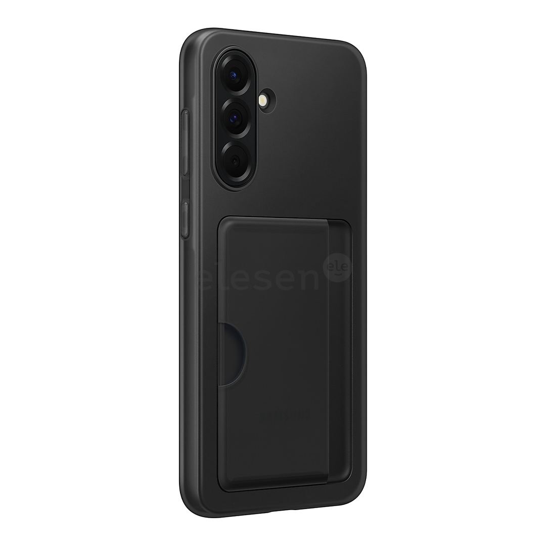 Samsung Card Slot Cover, Galaxy A56, с карманом для карты, черный - Чехол
