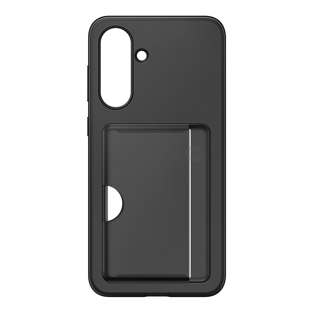 Samsung Card Slot Cover, Galaxy A56, с карманом для карты, черный - Чехол