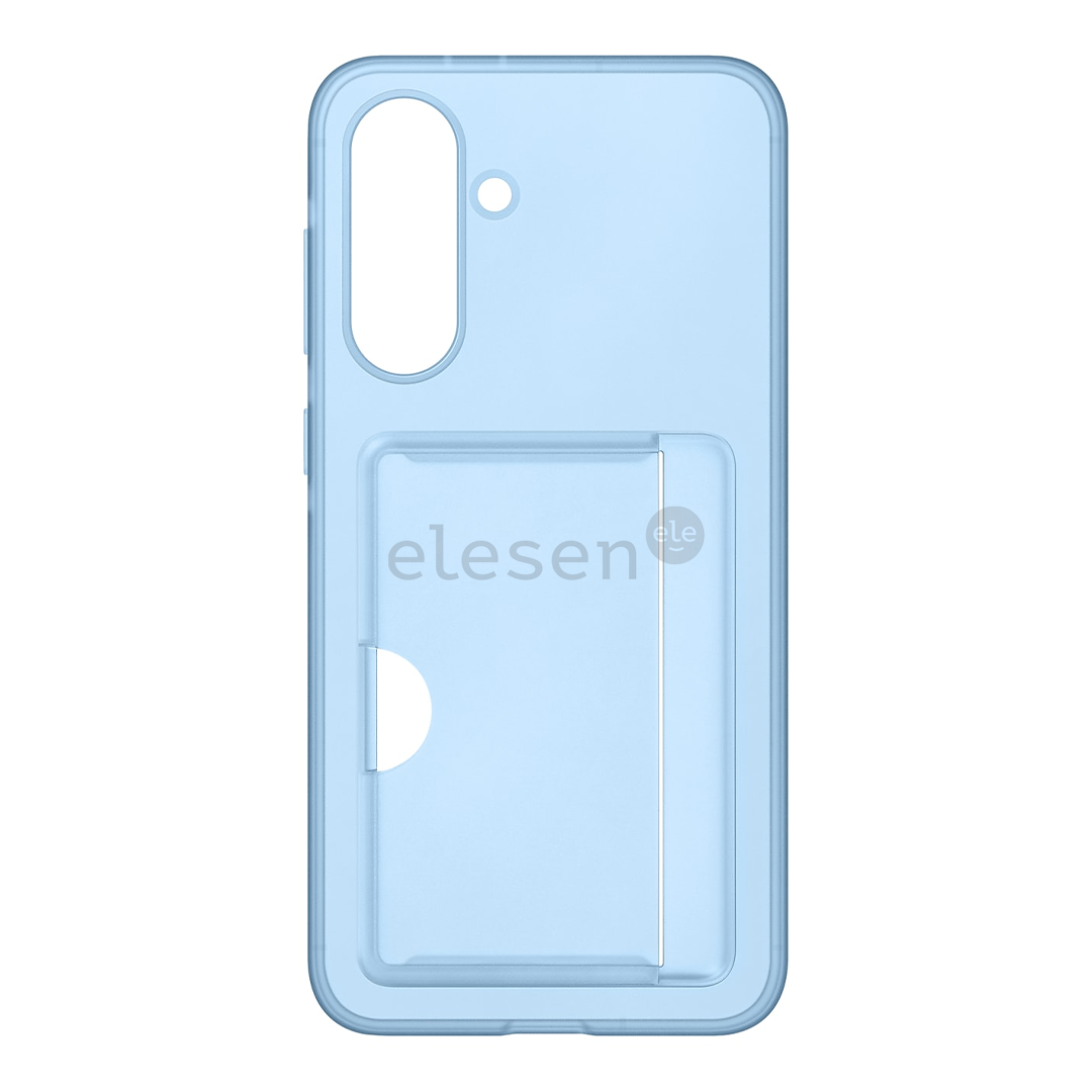 Samsung Card Slot Cover, Galaxy A14, с карманом для карты, голубой - Чехол