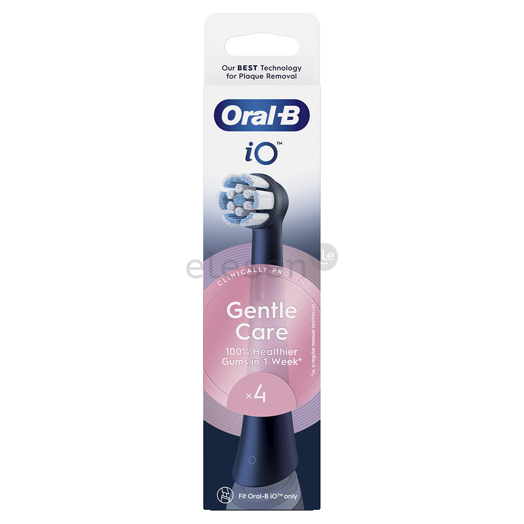 Braun Oral-B iO Gentle Care, 4 pcs, black - Spare brushes