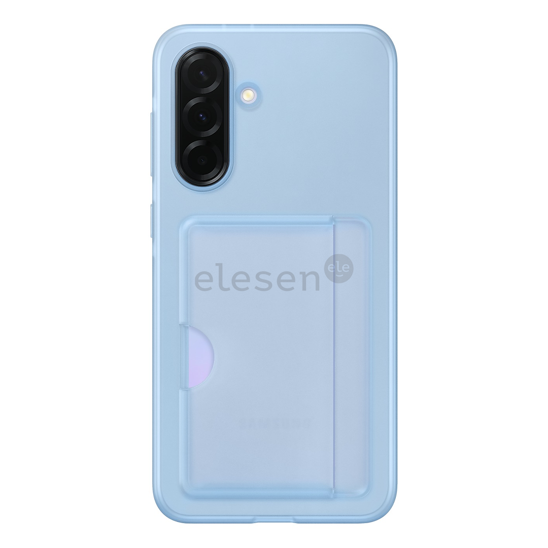 Samsung Card Slot Cover, Galaxy A36, с карманом для карты, голубой - Чехол