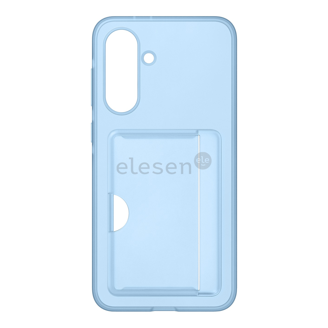 Samsung Card Slot Cover, Galaxy A36, с карманом для карты, голубой - Чехол