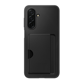 Samsung Card Slot Cover, Galaxy A26, с карманом для карты, черный - Чехол