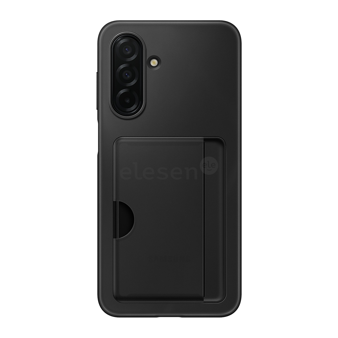 Samsung Card Slot Cover, Galaxy A26, с карманом для карты, черный - Чехол