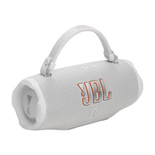 JBL Charge 6, balta - Belaidė kolonėlė