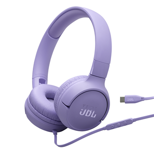 JBL Tune 520C, violetinės - Ausinės JBLT520CPUR