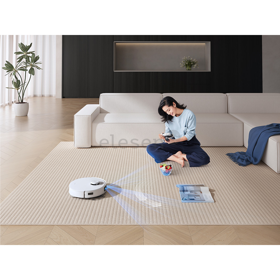 Ecovacs Deebot T30S Combo, wet & dry, baltas - Dulkių siurblys robotas + rankinis dulkių siurblys