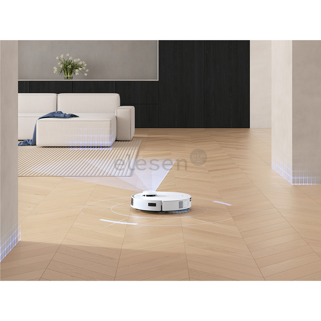 Ecovacs Deebot T30S Combo, wet & dry, baltas - Dulkių siurblys robotas + rankinis dulkių siurblys