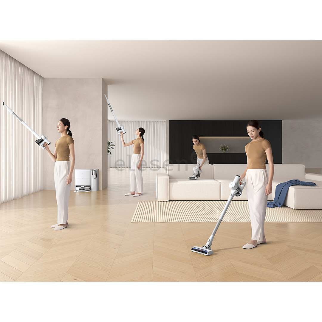 Ecovacs Deebot T30S Combo, wet & dry, baltas - Dulkių siurblys robotas + rankinis dulkių siurblys