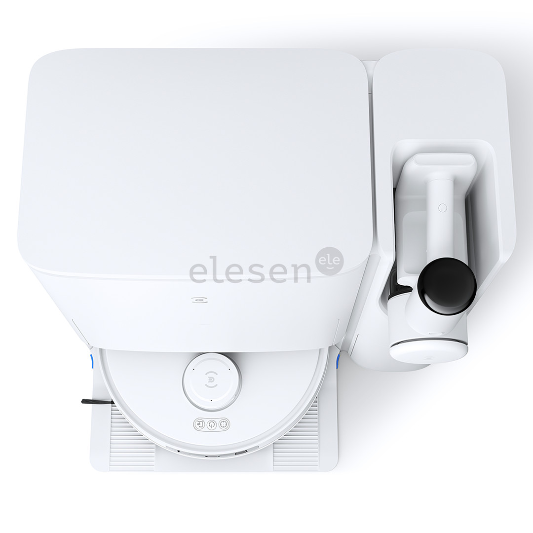 Ecovacs Deebot T30S Combo, wet & dry, baltas - Dulkių siurblys robotas + rankinis dulkių siurblys