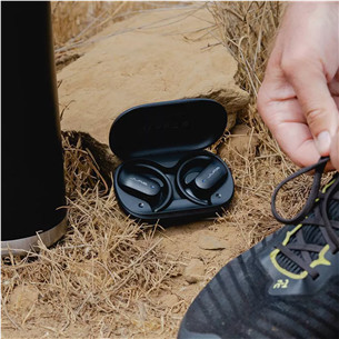 JLab Open Sport, juodos - Belaidės ausinės