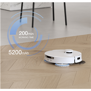Ecovacs Deebot T30C PRO, wet & dry, baltas - Dulkių siurblys robotas