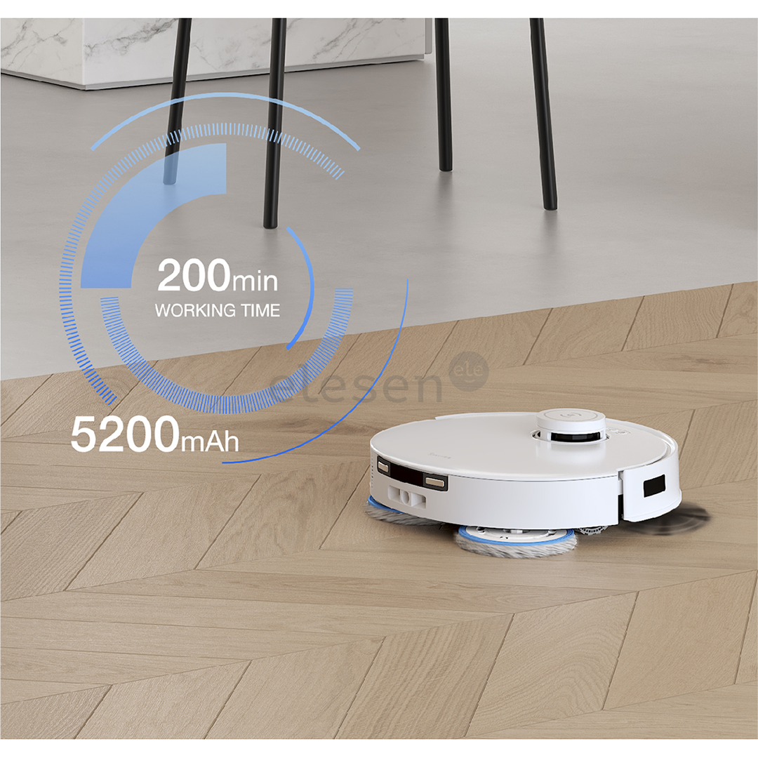 Ecovacs Deebot T30C PRO, wet & dry, baltas - Dulkių siurblys robotas