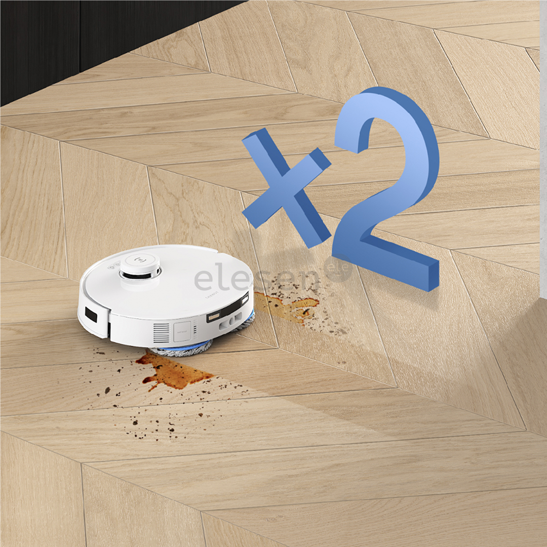Ecovacs Deebot T30C PRO, wet & dry, baltas - Dulkių siurblys robotas