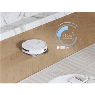 Ecovacs Deebot T50 PRO OMNI, wet & dry, baltas - Dulkių siurblys robotas