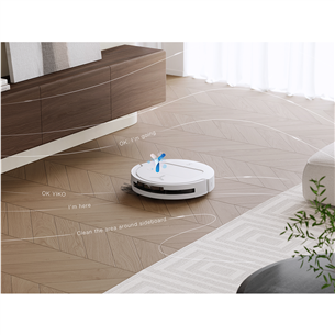 Ecovacs Deebot T50 PRO OMNI, wet & dry, baltas - Dulkių siurblys robotas