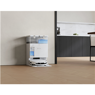 Ecovacs Deebot T50 PRO OMNI, wet & dry, baltas - Dulkių siurblys robotas