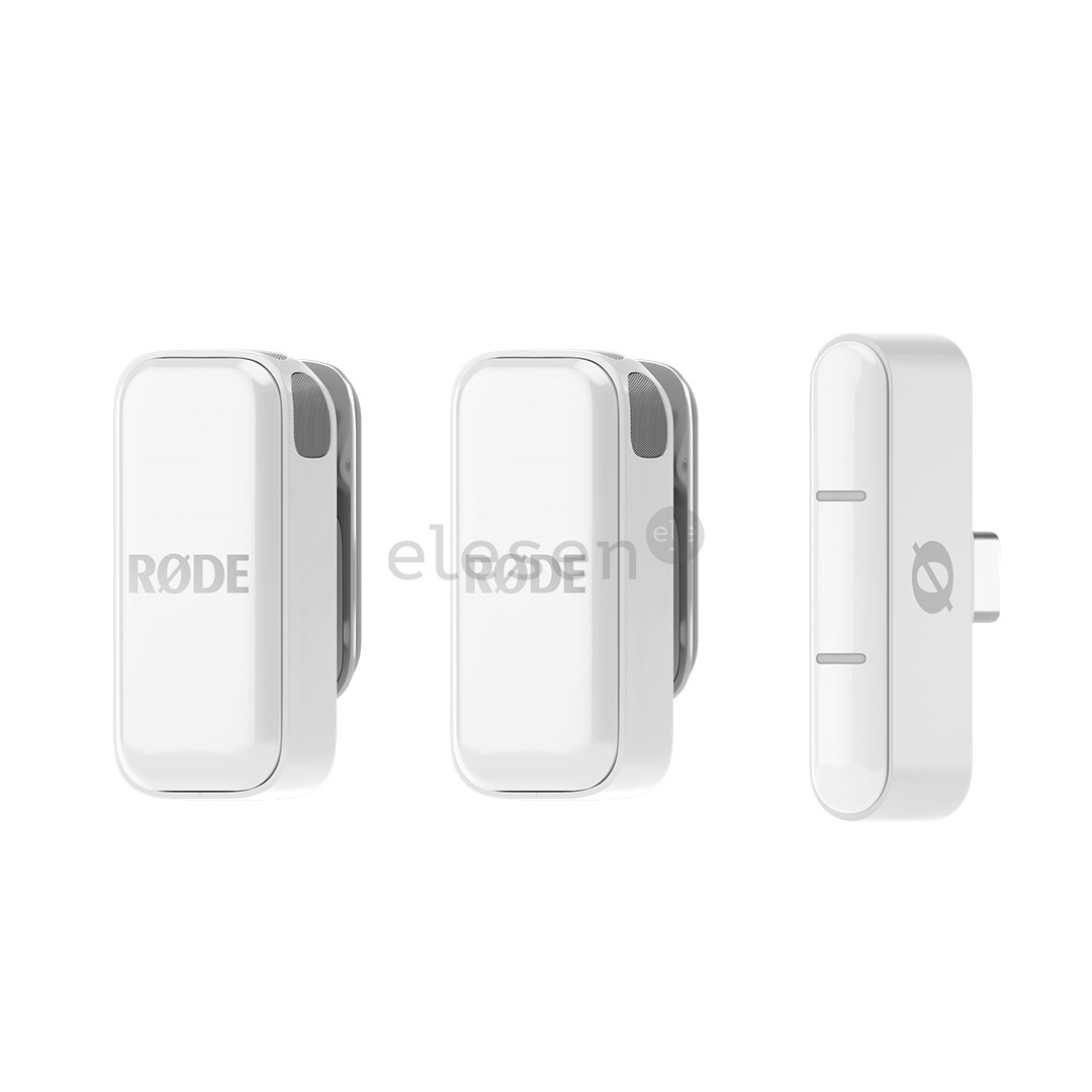 Rode Wireless Micro, USB-C, белый - Беспроводная микрофонная система