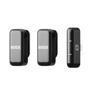 Rode Wireless Micro, Lightning, juoda - Belaidžio mikrofono sistema