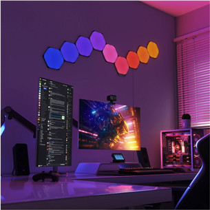 Nanoleaf Shapes Hexagons Starter Kit, 9 plokštės - Išmaniųjų šviestuvų rinkinys