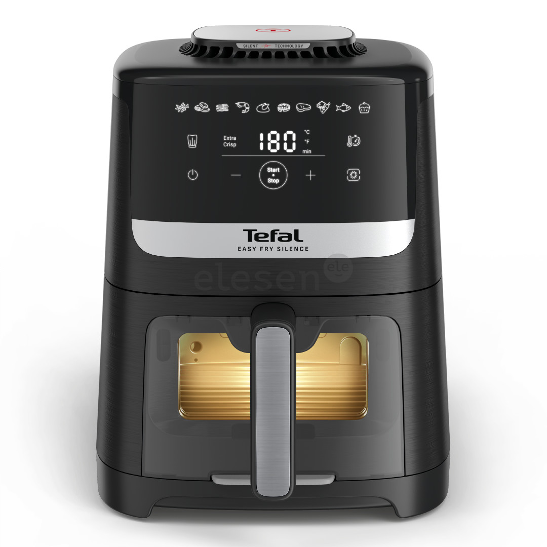 Tefal Easy Fry Silence, 1670 W, 5 L, juoda - Karšto oro gruzdintuvė