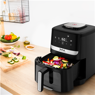 Tefal Easy Fry Silence, 1670 W, 5 L, juoda - Karšto oro gruzdintuvė