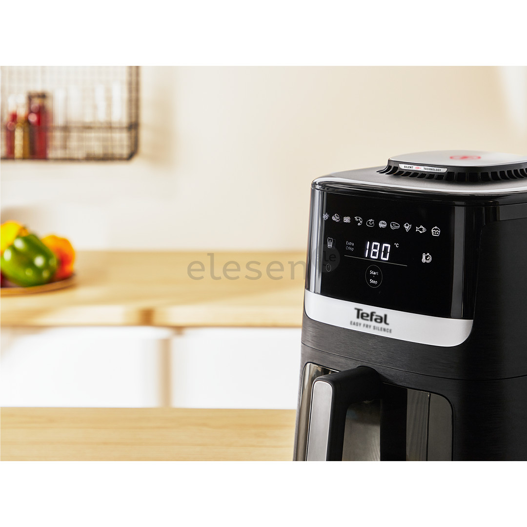 Tefal Easy Fry Silence, 1670 W, 5 L, juoda - Karšto oro gruzdintuvė