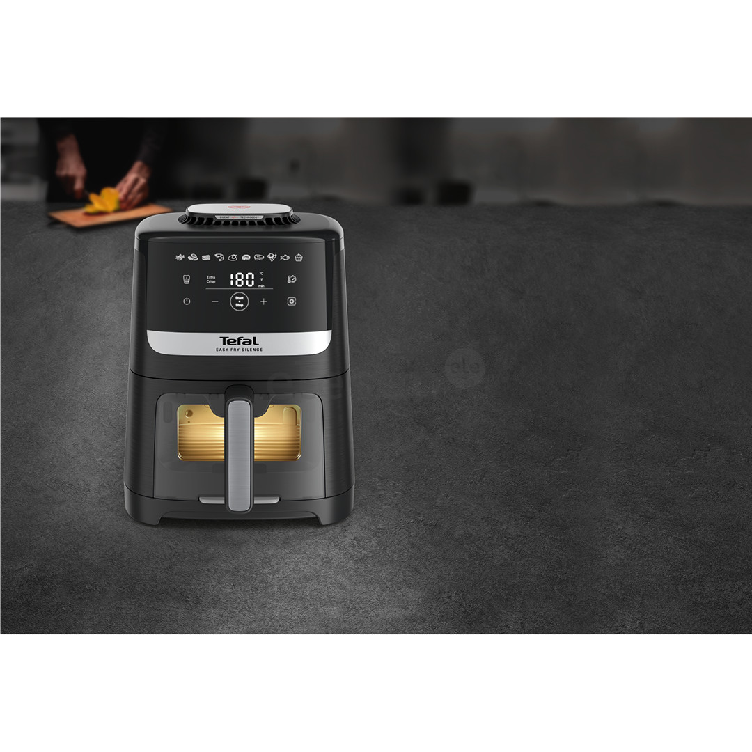 Tefal Easy Fry Silence, 1670 W, 5 L, juoda - Karšto oro gruzdintuvė