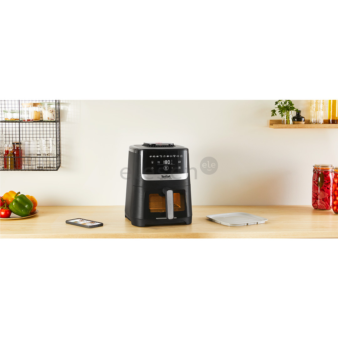Tefal Easy Fry Silence, 1670 W, 5 L, juoda - Karšto oro gruzdintuvė