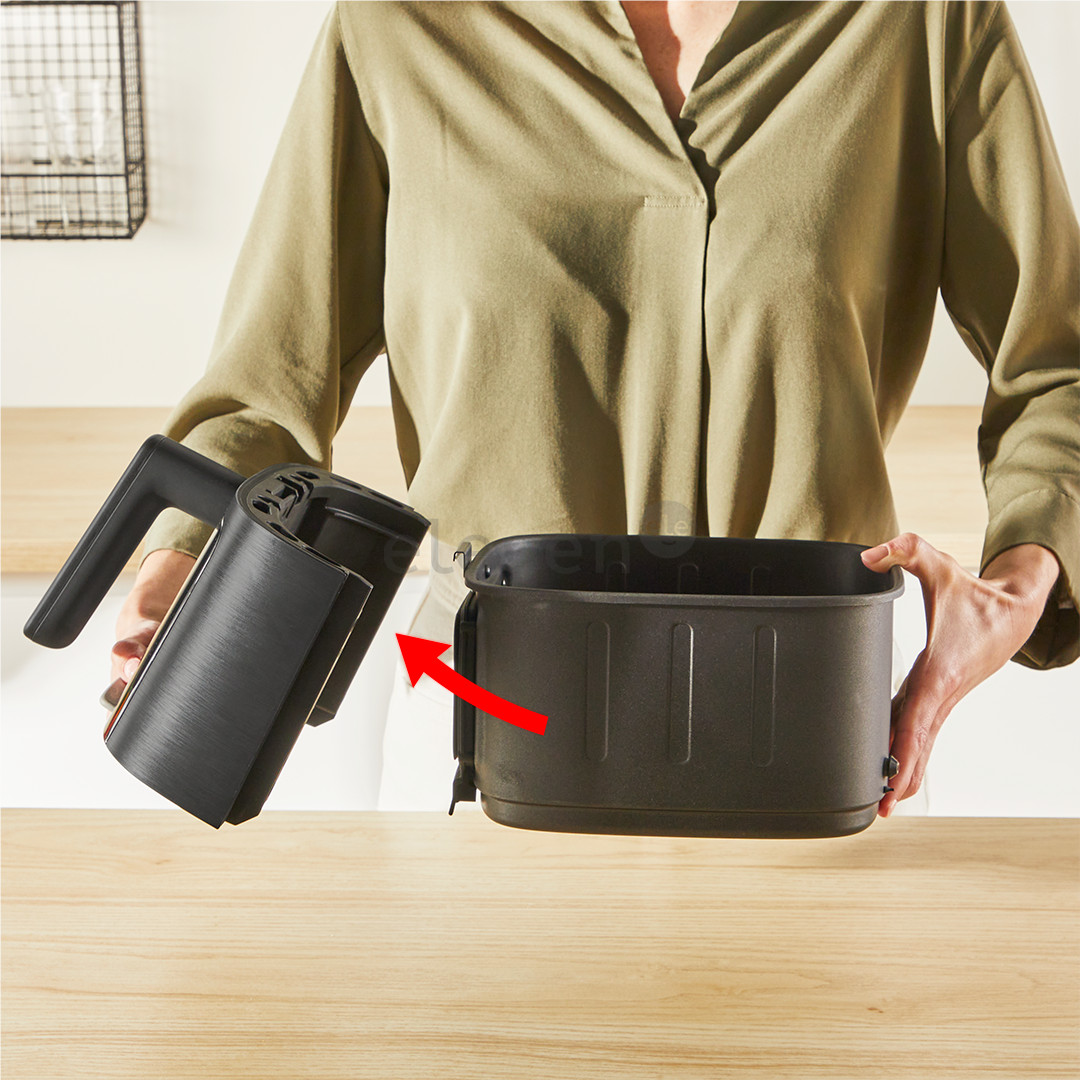 Tefal Easy Fry Silence, 1670 W, 5 L, juoda - Karšto oro gruzdintuvė