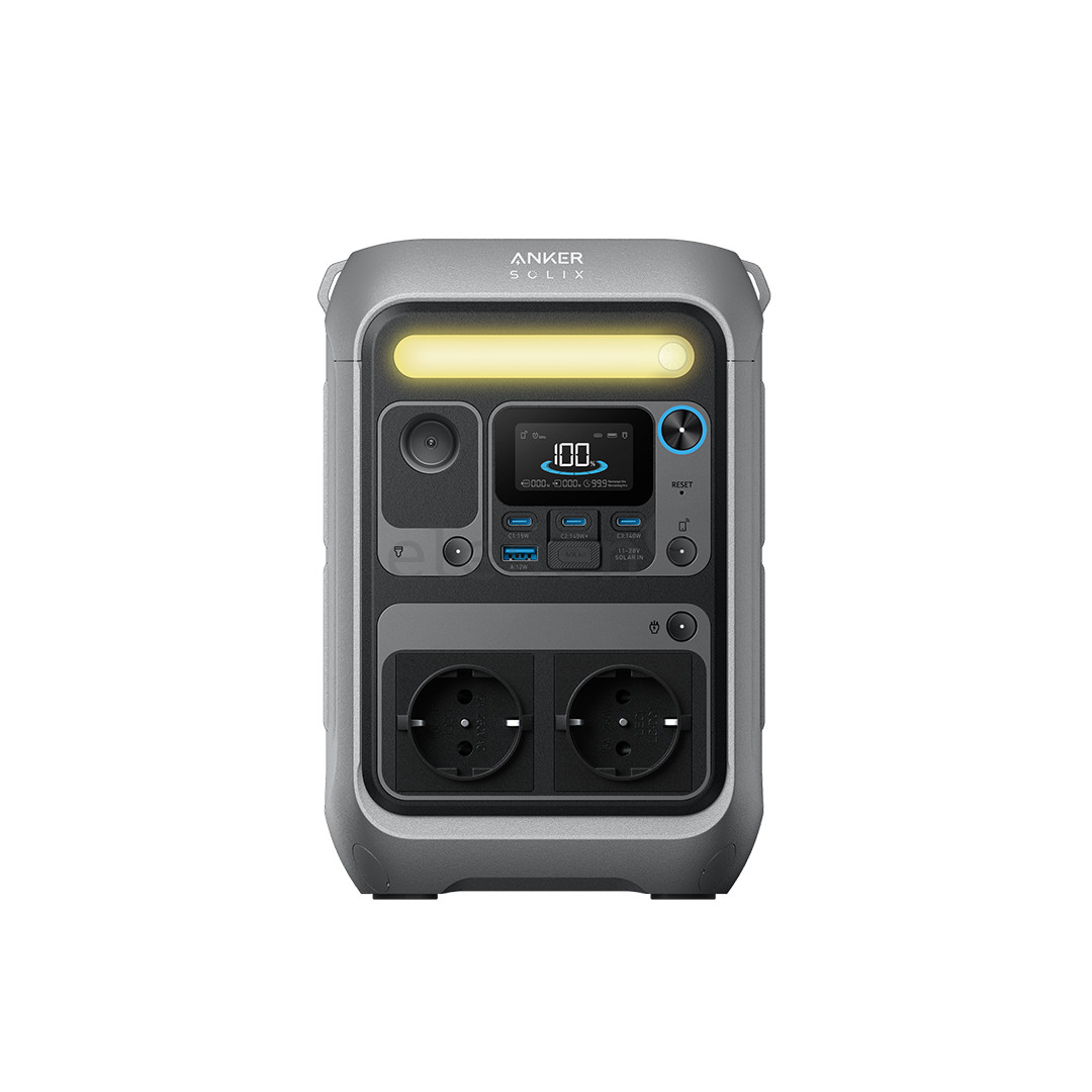 Anker Solix C300X, 300 W, 288 Wh, pilkas - Nešiojamas maitinimo šaltinis