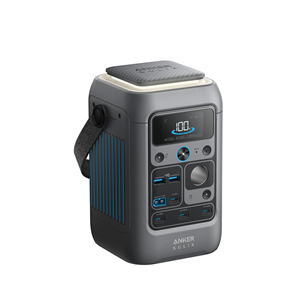 Anker Solix C300X DC, 300 W, 288 Wh, pilkas - Nešiojamas maitinimo šaltinis