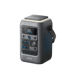 Anker Solix C300X DC, 300 W, 288 Wh, pilkas - Nešiojamas maitinimo šaltinis