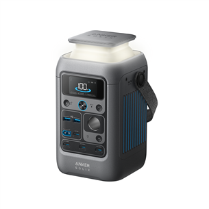 Anker Solix C300X DC, 300 W, 288 Wh, pilkas - Nešiojamas maitinimo šaltinis
