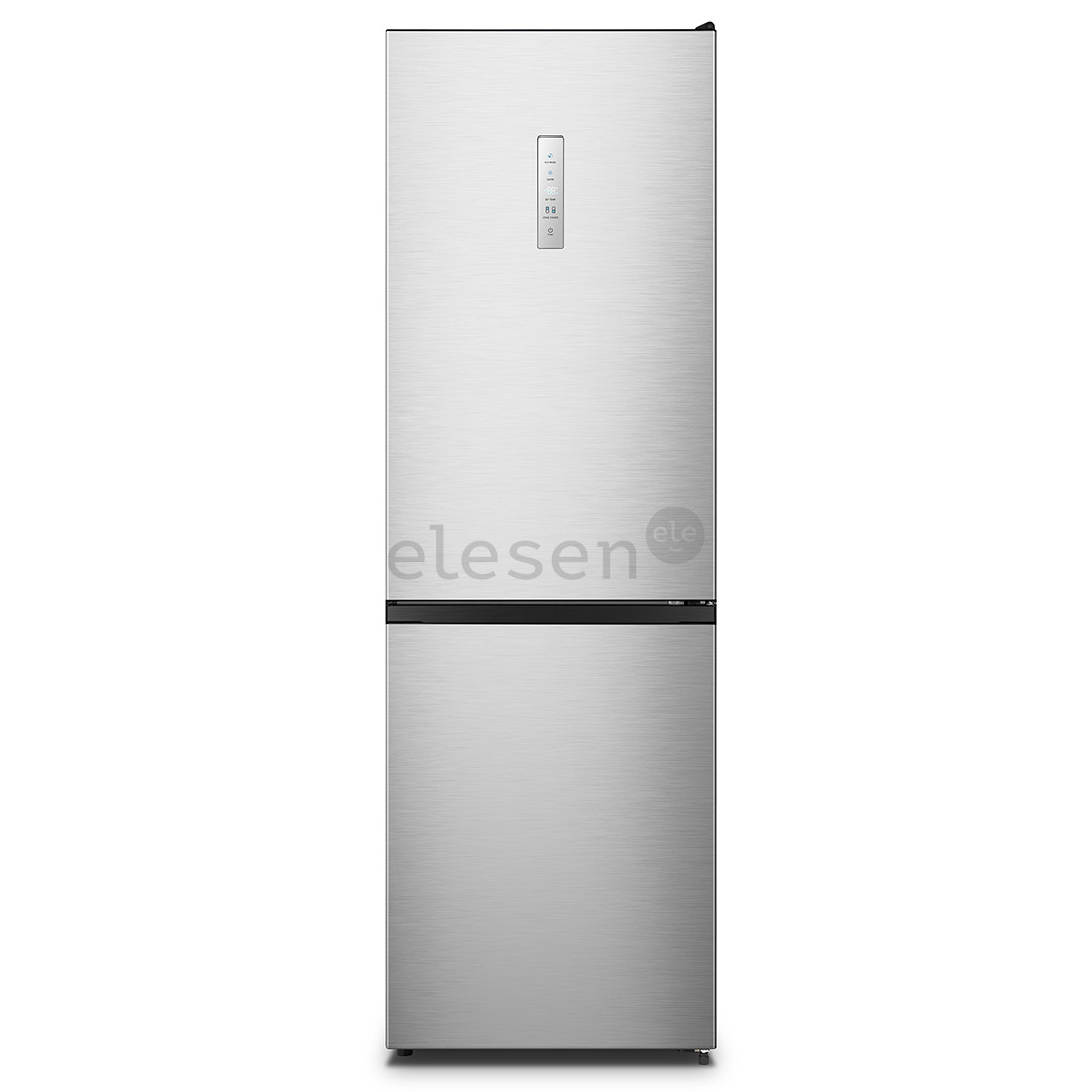 Hisense, NoFrost, 304 L, aukštis 186 cm, nerūdijančio plieno spalvos - Šaldytuvas