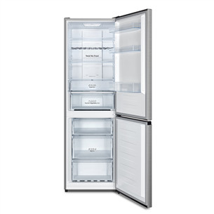 Hisense, NoFrost, 304 L, aukštis 186 cm, nerūdijančio plieno spalvos - Šaldytuvas