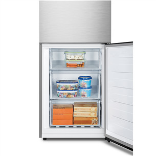 Hisense, NoFrost, 304 L, aukštis 186 cm, nerūdijančio plieno spalvos - Šaldytuvas