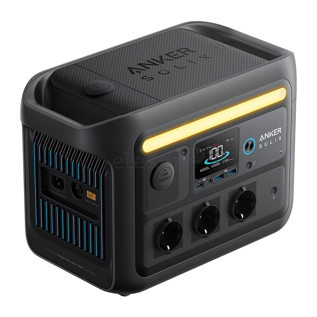 Anker Solix C800X, 768 Wh, 1200 W, gray - Power station