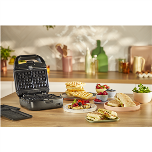 Tefal Snack Colletion, 700 W, juoda - Sumuštinių ir vaflių keptuvė