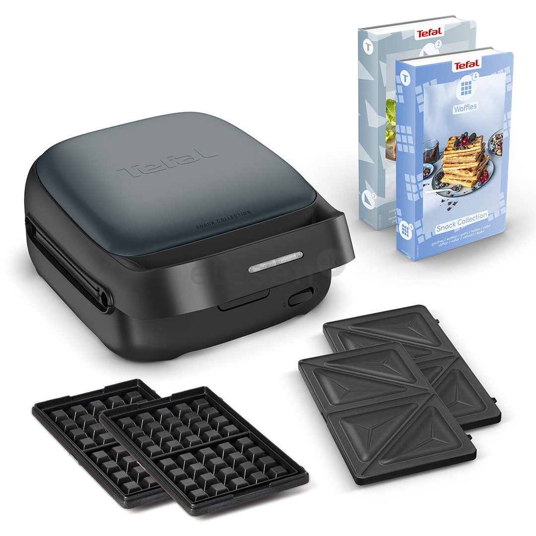 Tefal Snack Colletion, 700 W, juoda - Sumuštinių ir vaflių keptuvė
