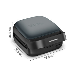 Tefal Snack Colletion, 700 Вт, черный - Контактный тостер и вафельница