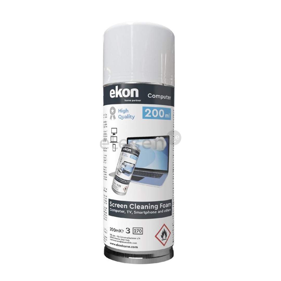 EKON Screen Cleaning Foam, 200 мл - Средство для очистки экранов