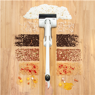Tefal X-Clean 10, Wet & Dry, baltas - Belaidis dulkių siurblys