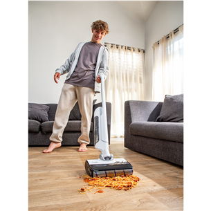 Tefal X-Clean 10, Wet & Dry, baltas - Belaidis dulkių siurblys