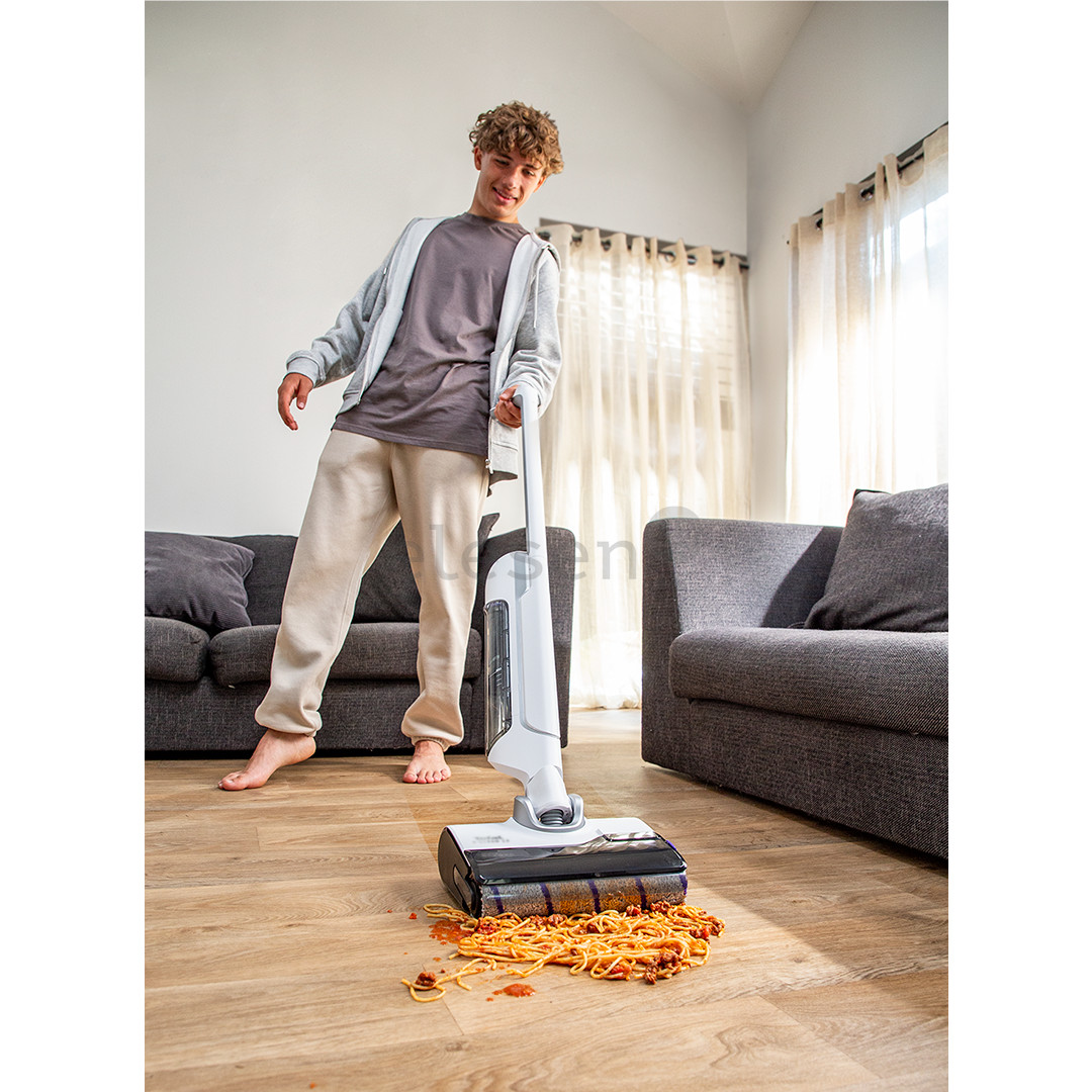 Tefal X-Clean 10, white - Cordless hard floor cleaner