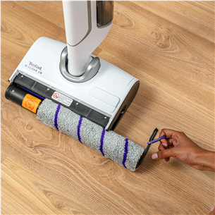 Tefal X-Clean 10, Wet & Dry, baltas - Belaidis dulkių siurblys