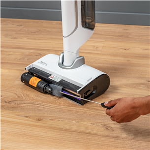 Tefal X-Clean 10, Wet & Dry, baltas - Belaidis dulkių siurblys